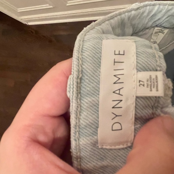 Denim Pleat detail shorts - Picture 4 of 4